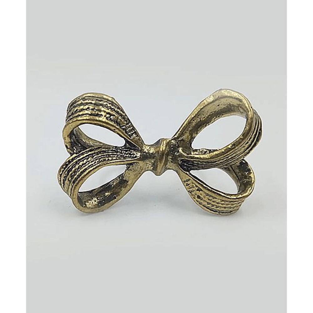 *Clearance* Ladies Gold Bow Tie Ring